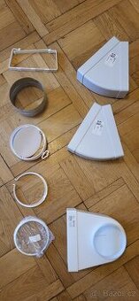 Plastove díly na vzduchotechniku - 220x90 a 150mm