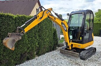 Minibagr JCB, roztahovací, rychloupínák, dobrý stav