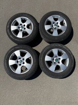 ALU Kola R15 5x112 - LETNÍ PNEU, Octavia 2..