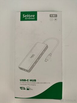 #L0333 Selore USB-C Hub 11v1 (Dual Monitor, 4K)
