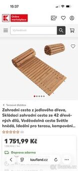 Dřevěný chodník