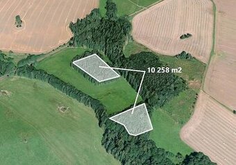 Les 10 258 m², Podíl 28 % o výměře 2 849 m²