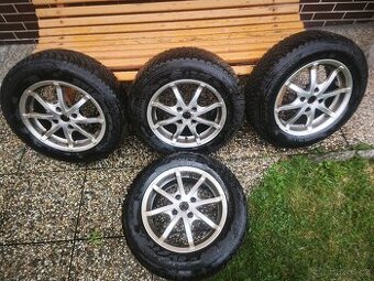 Sada ALU 4x108 + Pneu Hankook 195/65 R15 (zánovní)
