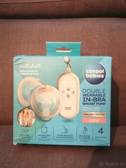Canpol Babies MilkShell – dvojitá hands-free odsávačka