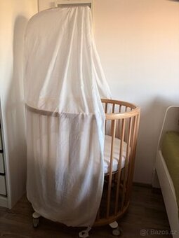 Postýlka Stokke Sleepi Mini Natural V3 + příslušenství