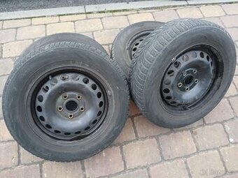 Plechová kola,sada,5x112,ET47,Nokian,195/65 R15
