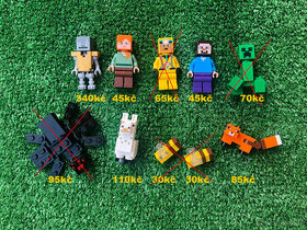 Nové LEGO Minecraft figurky a zvířata