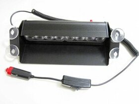 Policejní MODRÝ maják 8x vysoce výkonné LED diody - 1