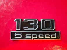 Znak na Škodu Rapid "130 5 speed"