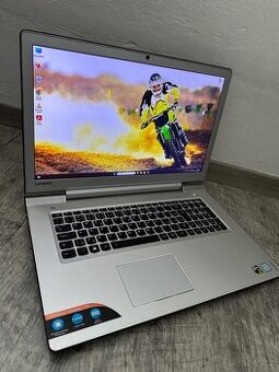 Velký herní NT Lenovo 17.3” – TOP STAV- i7/SSD+HDD/GTX