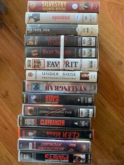VHS VIDEOKAZETY MIX FILMŮ