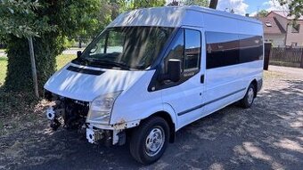 FORD Tranzit 2,2 TDCi - long - 9místní - havarovaný - předek
