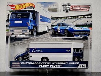 Hot Wheels Team Transport Custom Corvette Coupe Fleet Flyer