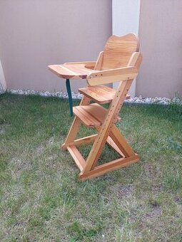Rostoucí židle 2v1 masiv