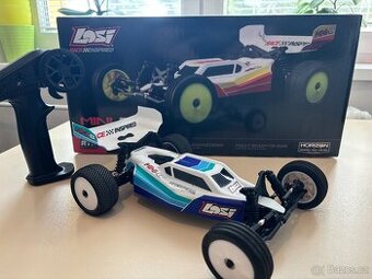 Losi Mini-B 1:16 Buggy Brushless RTR modrá - 1