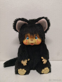 Retro mončiči XXL nyamy Felina čierna 35cm