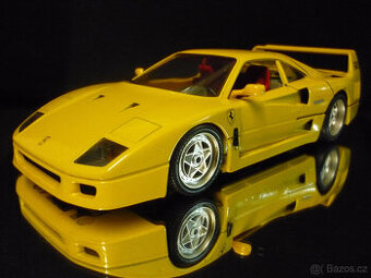Ferrari F40 žluté Bburago 1/18