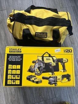 Kombo sada aku nářadí V20 18V 2x4,0Ah Stanley FatMax NOVÉ