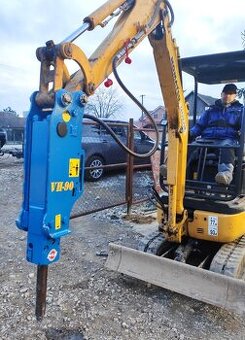 Cisto nove bouraci kladivo na minibagr. 1,2-2,2t.