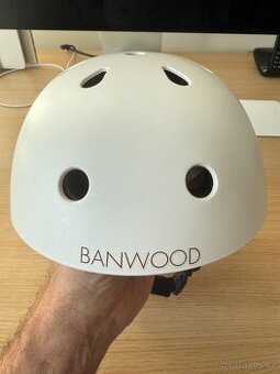 Dětská helma BANWOOD Matte White