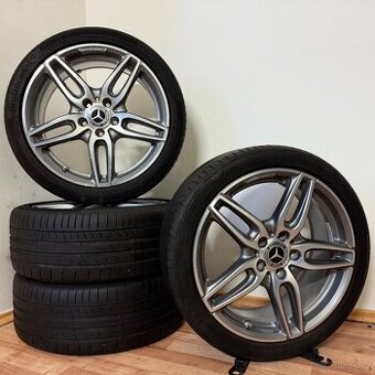 MERCEDES AMG A CLA 5x112 R18 ET52+LETNÍ 225/40R18 6/5mm