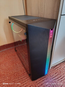Herní PC - RYZEN 5, 16GB RAM, SSD+HDD, 5600XT, WIN11