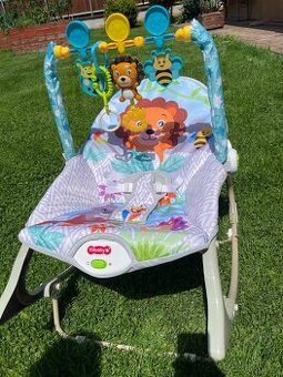 Lehátko Tiibaby s hrazdou a vibracemi