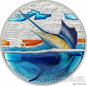 PRODÁM STŘÍBRNOU MINCI 4 Oz PŘÍBĚH ZEMĚ - EVOLUCE