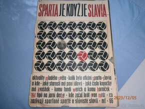 časopis SPARTA JE,KDYŽ JE SLAVIA,rok 1966,66 stran