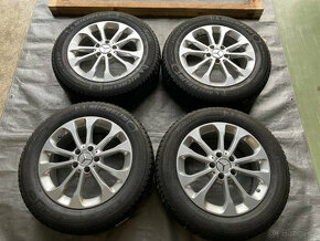 17 alu org. Mercedes 5x112 mm, Top stav + TPMS