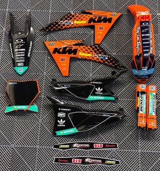 Motokrosové plasty na Ktm