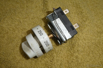 termostat roury MORA 8804.01 + gombík