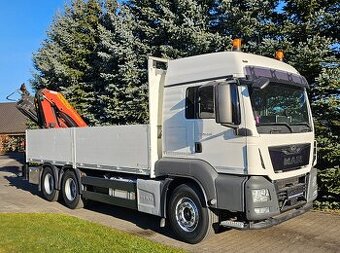 MAN TGS 26.440 6x4 - valník s hydraulickou rukou Palfinger