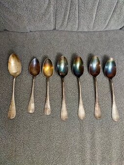 Starožitné lžíce - Alpaka - 1