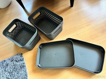 2x úložný box s víky - 1