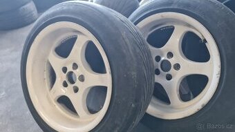 Kultovní alu kola 5x100 9x16 Borbet VW Škoda Seat Audi r16