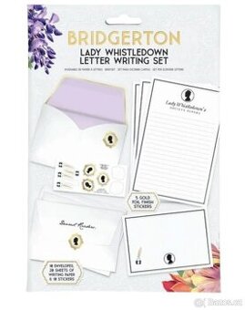 Dopisní sada Bridgerton Lady Whistledown