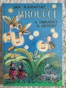Retro knížka Broučci (Jan Karafiát/Ondřej Sekora) r. 1994 - 1