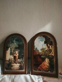 Repliky obrazů Carla Spitzwega na dřevěných deskách