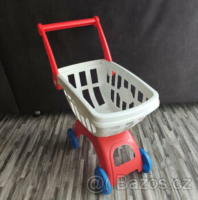 Dětský nákupní vozíček plastový