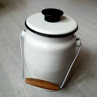 Smaltovana bandaska na mleko 2 L