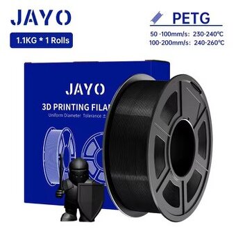Filament PETG, černý, 1,1kg