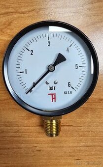 Manometr průměr 100mm 0-6bar spodní připoj G1/2