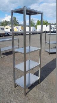 Nerezový regál s 5x polici 60x40x170 cm
