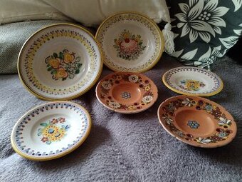 Keramické a porcelánové talíře - jako dekorace na zavěšení - 1
