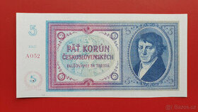 5 korun 1938 bez data a přetisku, KOPIE - 1