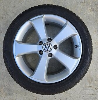 4x ALU originál VW + Zimní pneu VREDESTEIN - 205/50 R17