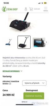 vřetenová sekačka ELO1