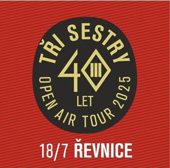 Tři sestry a hosté 18/7 Řevnice
40 let open air tour 2025