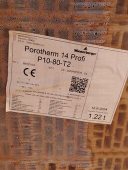Cihly Porotherm 14 Profi P10-80-T2